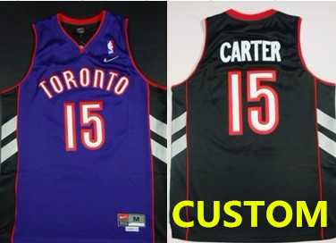 Men & Youth Customized Toronto Raptors Hardwood Classic Black With Purple Swingman Jersey->customized nba jersey->Custom Jersey